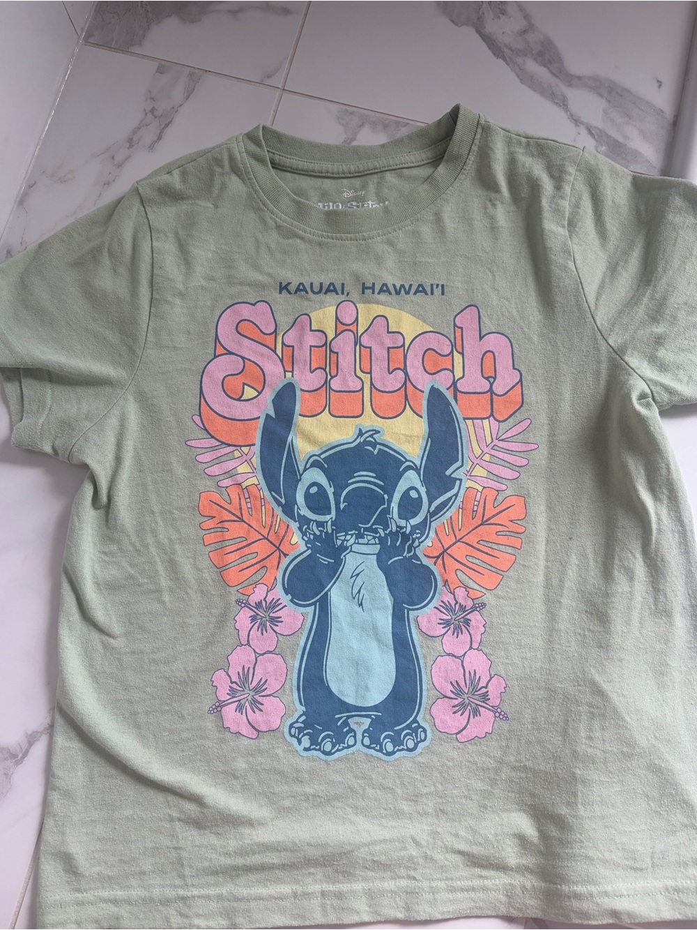 Disney Stitch Tee Kauai Hawaii